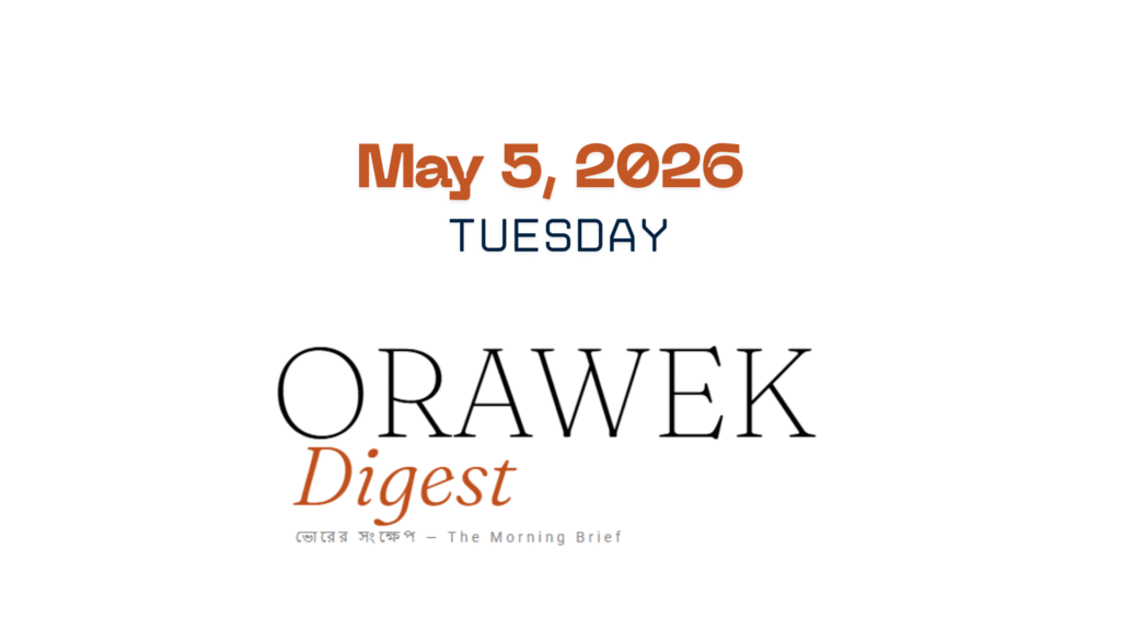 Orawek Digest morning brief every weekday at 8am.