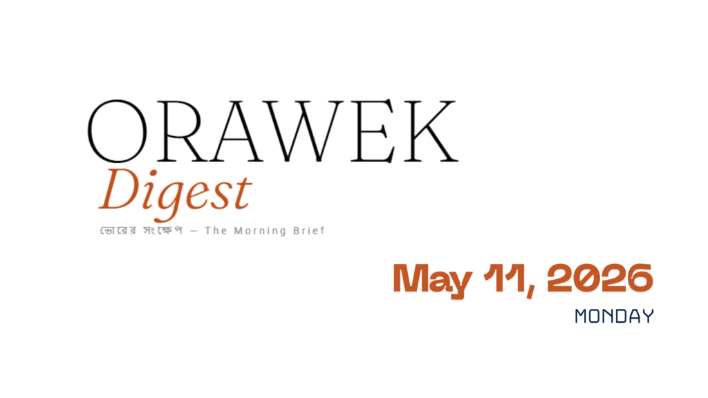 Orawek Digest morning brief every weekday at 8 am om Business , Economy & Ai.